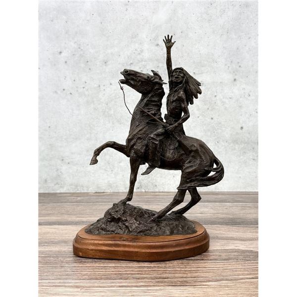 Ernest Berke Rallying His Warriors Bronze