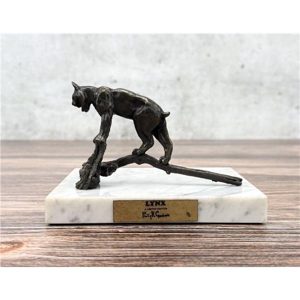 Philip R Goodwin Lynx Bronze