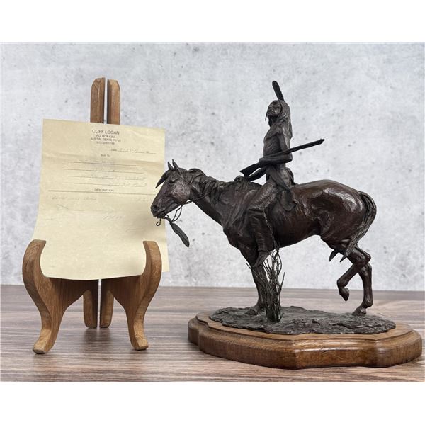 Ernest Berke Mounted Warrior Bronze