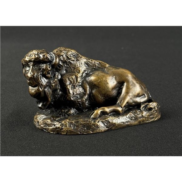 Daro Flood Reclining Buffalo Bronze