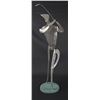 Image 1 : Mid Century Brutalist Steel Golfer Sculpture