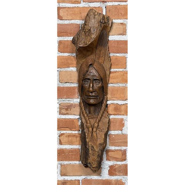 Leslie Les Welliver Native American Indian Carving