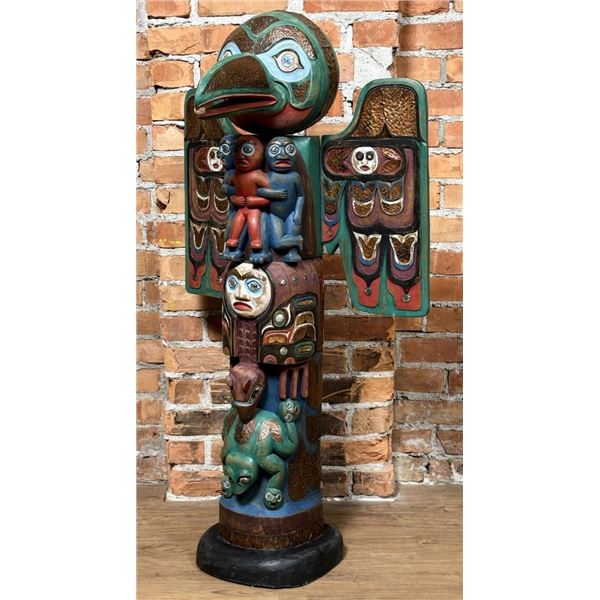 Exceptional Northwest Coast Tlingit Totem Pole