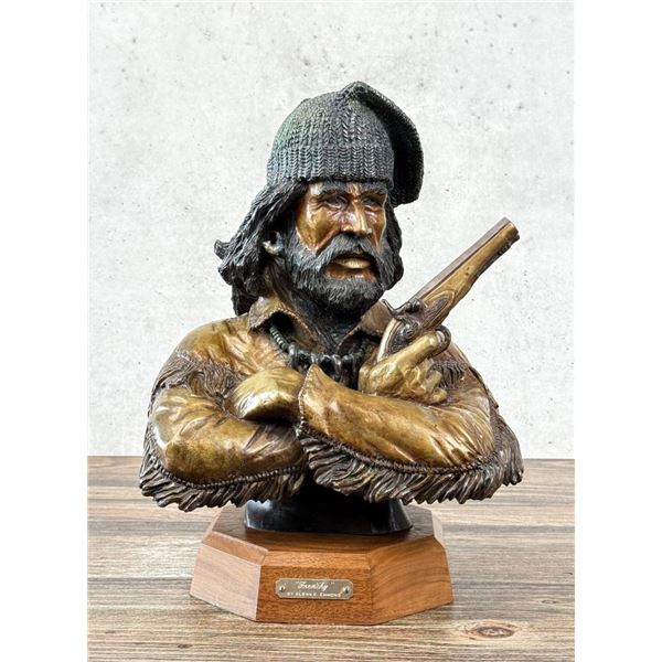 Glenn E Emmons Frenchy Trapper Bronze