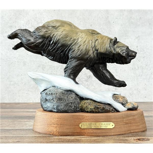 Daniel Parker Glacier Chaser Bear Bronze