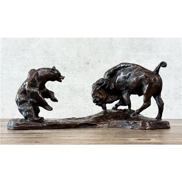 Charles M Russell The Bluffers Bronze