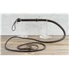 Ardour Crafts Brown Braided Leather Bullwhip