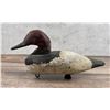 Antique Folk Art Canvasback Wood Duck Decoy