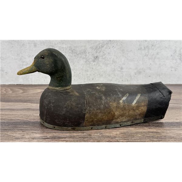 Herters Canvas Over Cork Mallard Drake Duck Decoy