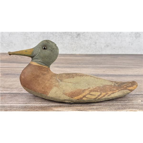 Armstrong Canvas Mallard Drake Duck Decoy