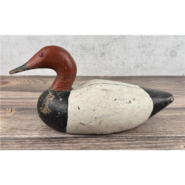 Antique Canvasback Wood Duck Decoy