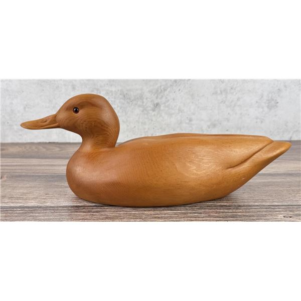 Custom Made Wood Duck Decoy