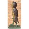 Image 4 : Folk Art Carved Owl on Perch