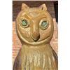 Image 7 : Folk Art Carved Owl on Perch