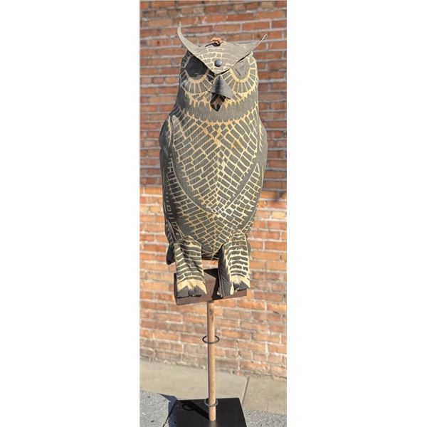 Hoosier Call & Decoy Company Cloth Owl Decoy