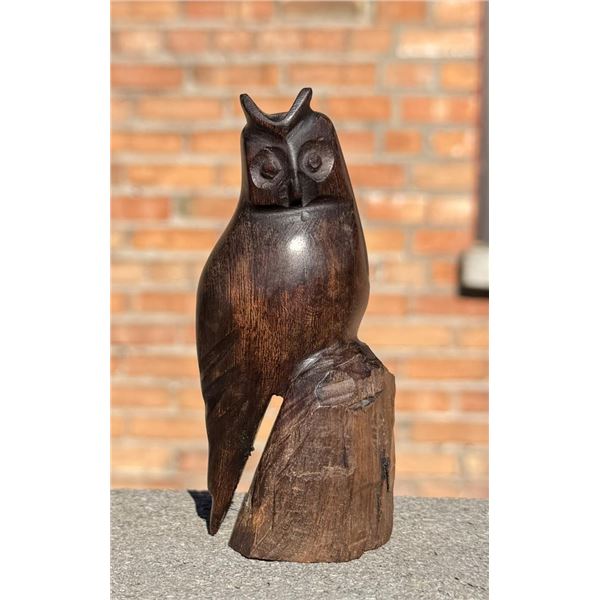 Mexican Ironwood Owl Wood Carving