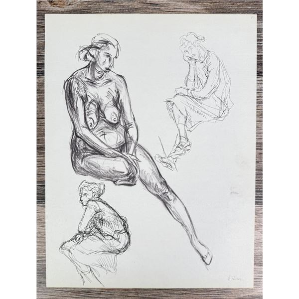 Janet Elizabeth Turner Nude Sketch