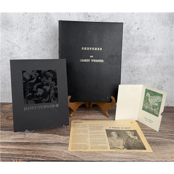 Janet Elizabeth Turner Watercolor Sketch Book