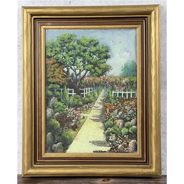 William Constable Adam Rose Covered House Painting