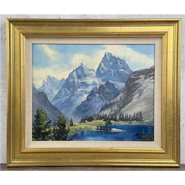 Quita Charlyne Pownall Solitude Wyoming Painting