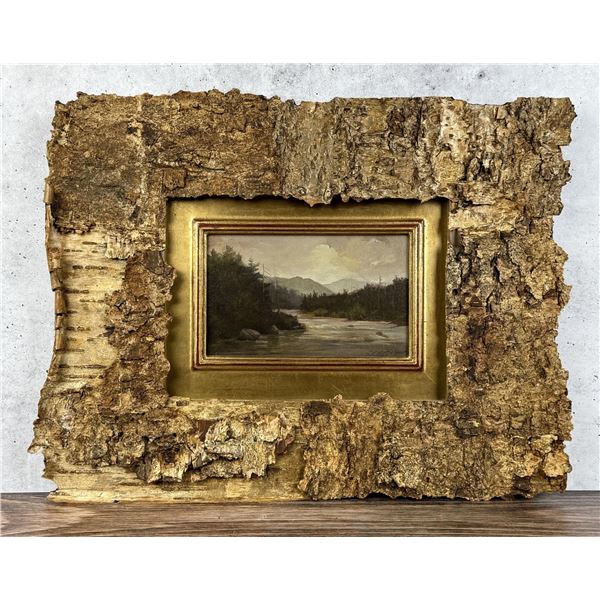 Barney Bellinger Sacandaga River New York Painting