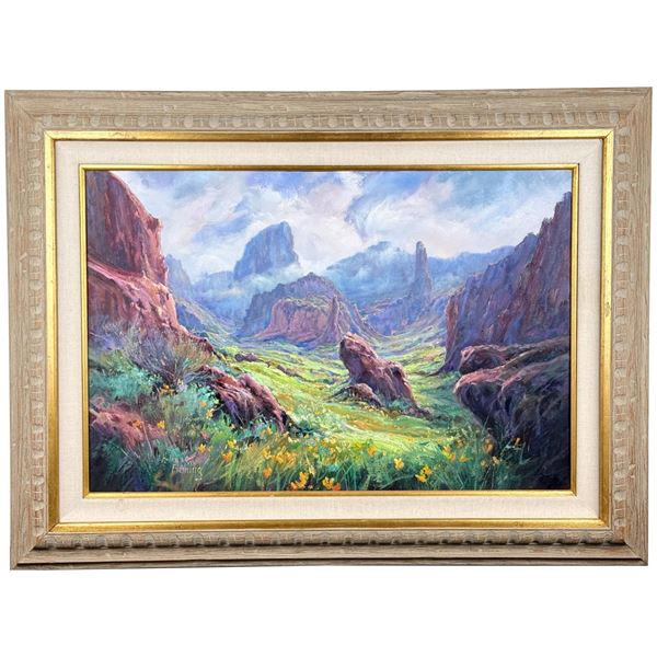 Hulan Fleming Arizona Spring Painting Oil Painting