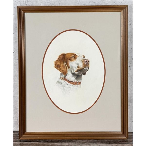 Roger Cruwys Brittany Spaniel Painting
