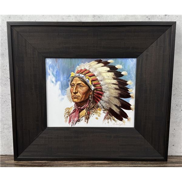 Alexander Selytin Chief Whirling Horse Painting