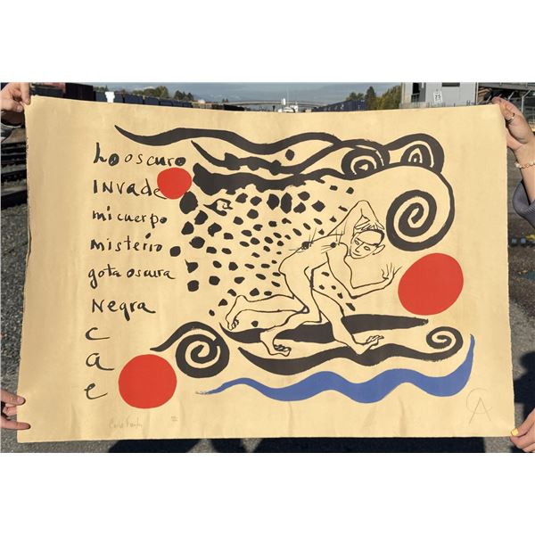 Alexander Calder Lo Oscuro Lithograph