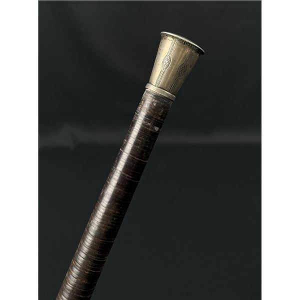 Quincy Illinois Leather Presentation Cane
