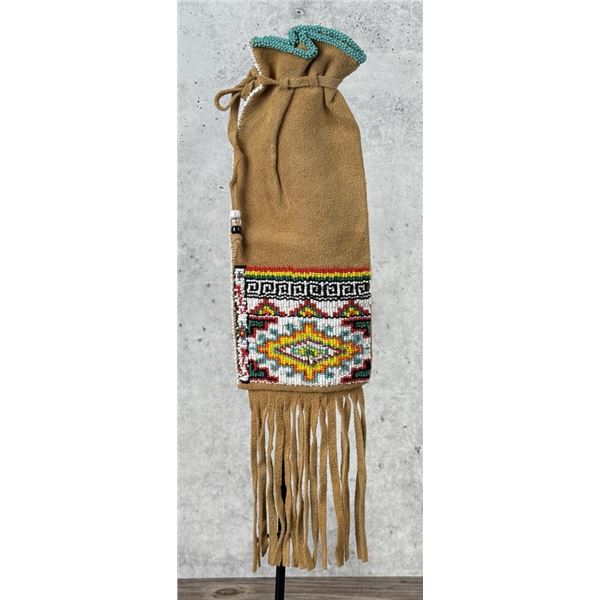 Ute Native American Indian Beaded Pipe Bag