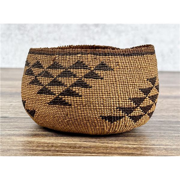 Hupa Yurok Karuk Native American Indian Basket