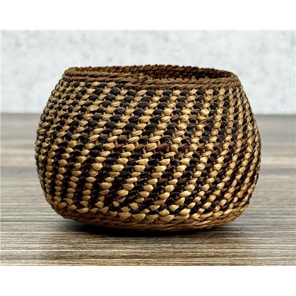 Hupa Yurok Karuk Native American Indian Basket
