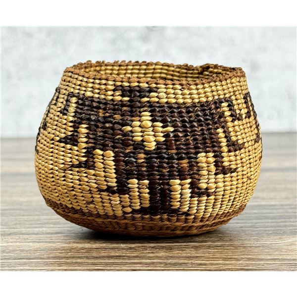 Hupa Yurok Karuk Native American Indian Basket