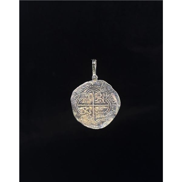 Mel Fisher Atocha Silver 8 Reales Coin Pendant