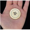 Civil War Era Scrimshaw Ivory Poker Chip