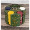 Antique Montana Saloon Clay Poker Chips