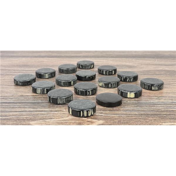 Green Yellow Marbled Bakelite Backgammon Pieces