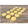 Image 1 : Yellow Marbled Bakelite Backgammon Pieces
