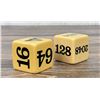 Image 1 : Yellow Bakelite Backgammon Doubling Dice
