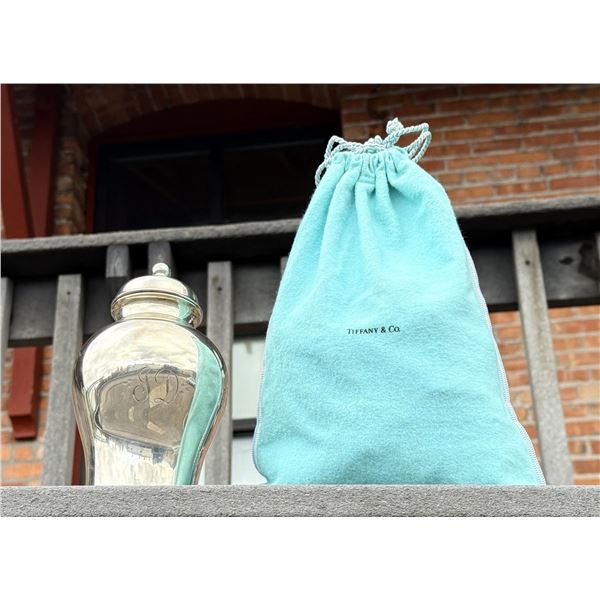 Tiffany & Co Sterling Silver Lidded Urn