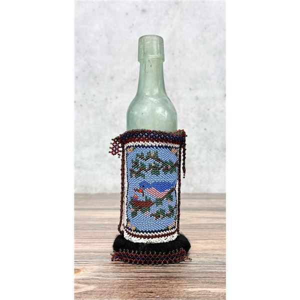 Paiute Native American Indian Beaded Bottle