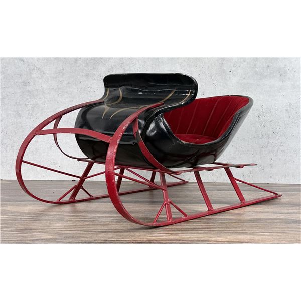 Salesman Sample Doll Size Horse Drawn Sleigh