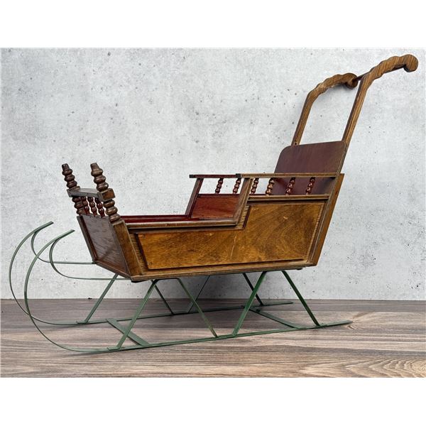 Doll Size Horse Drawn Sleigh