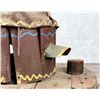 Image 4 : Folk Art Native American Indian Tipi Birdhouse