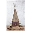 Image 5 : Folk Art Native American Indian Tipi Birdhouse