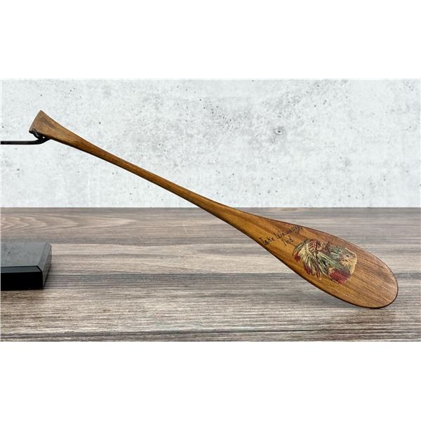 Lake Wawasee Indiana Painted Miniature Paddle