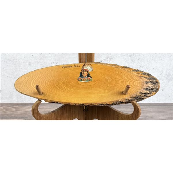 Pocatello Idaho Souvenir Indian Chief Coat Hook