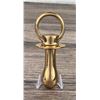 Image 1 : Mid Century Large Brass Pacifier Paperweight