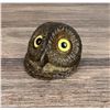 Image 1 : Cold Painted Owl Head Cast Iron Paper Clip